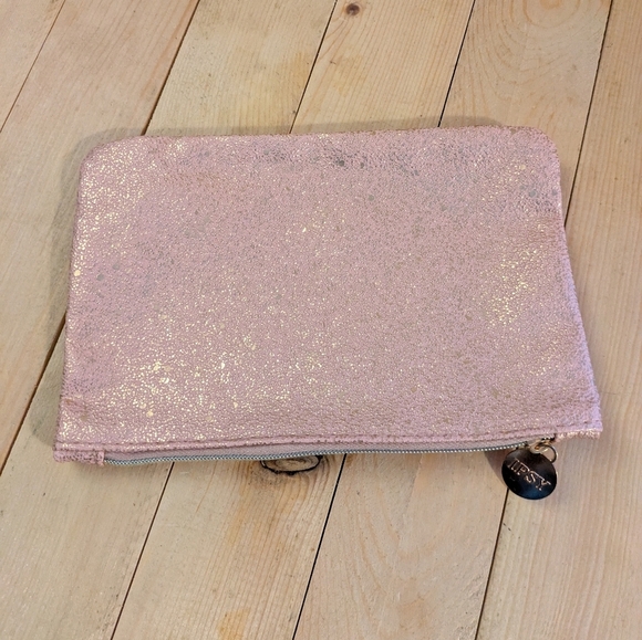 Ipsy Pink Glitter Clutch - Picture 1 of 4